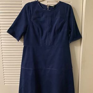 Brushed suede like dress